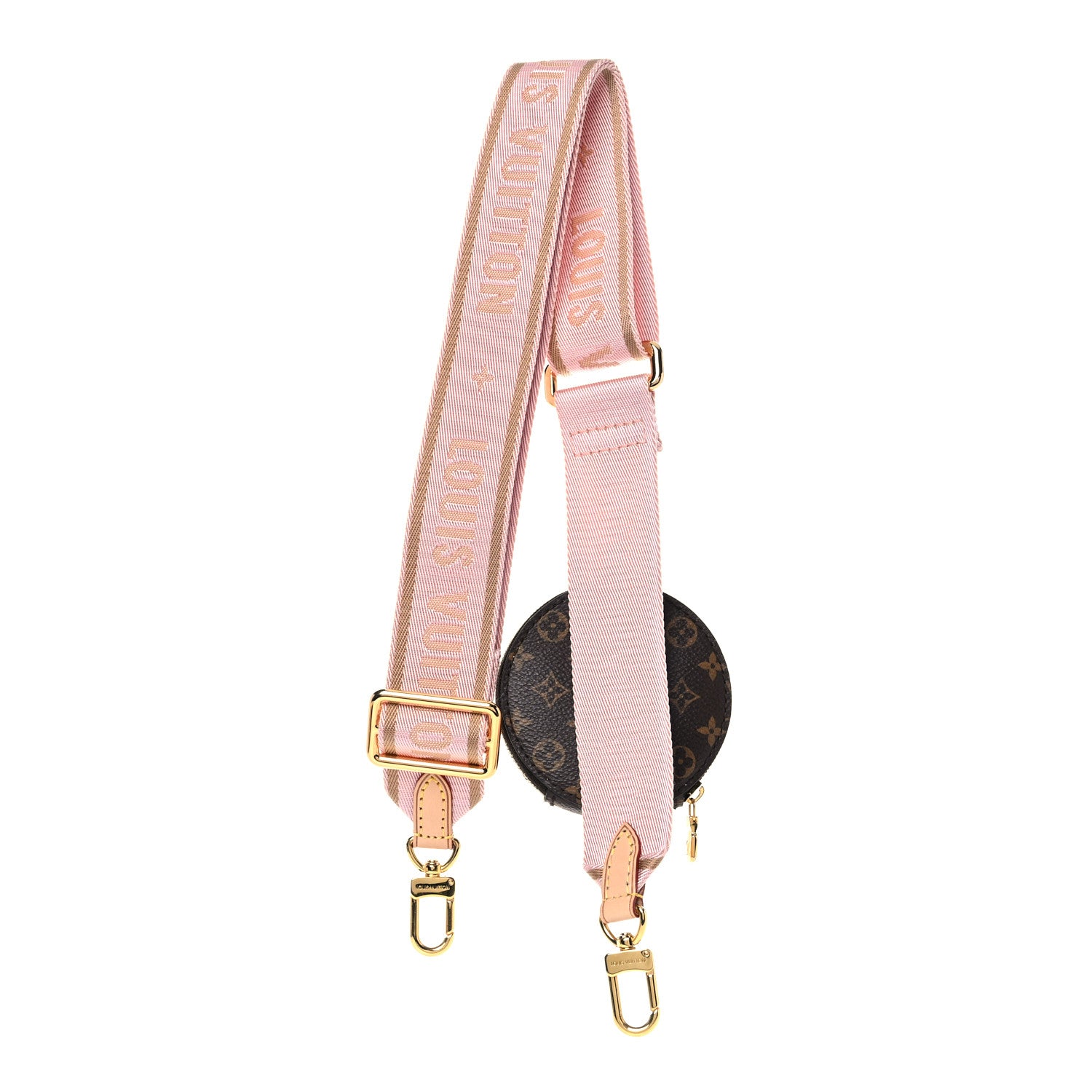 Louis Vuitton Monogram Multi Pochette Accessories Bandouliere Shoulder Strap Rose Clair 2 of 10