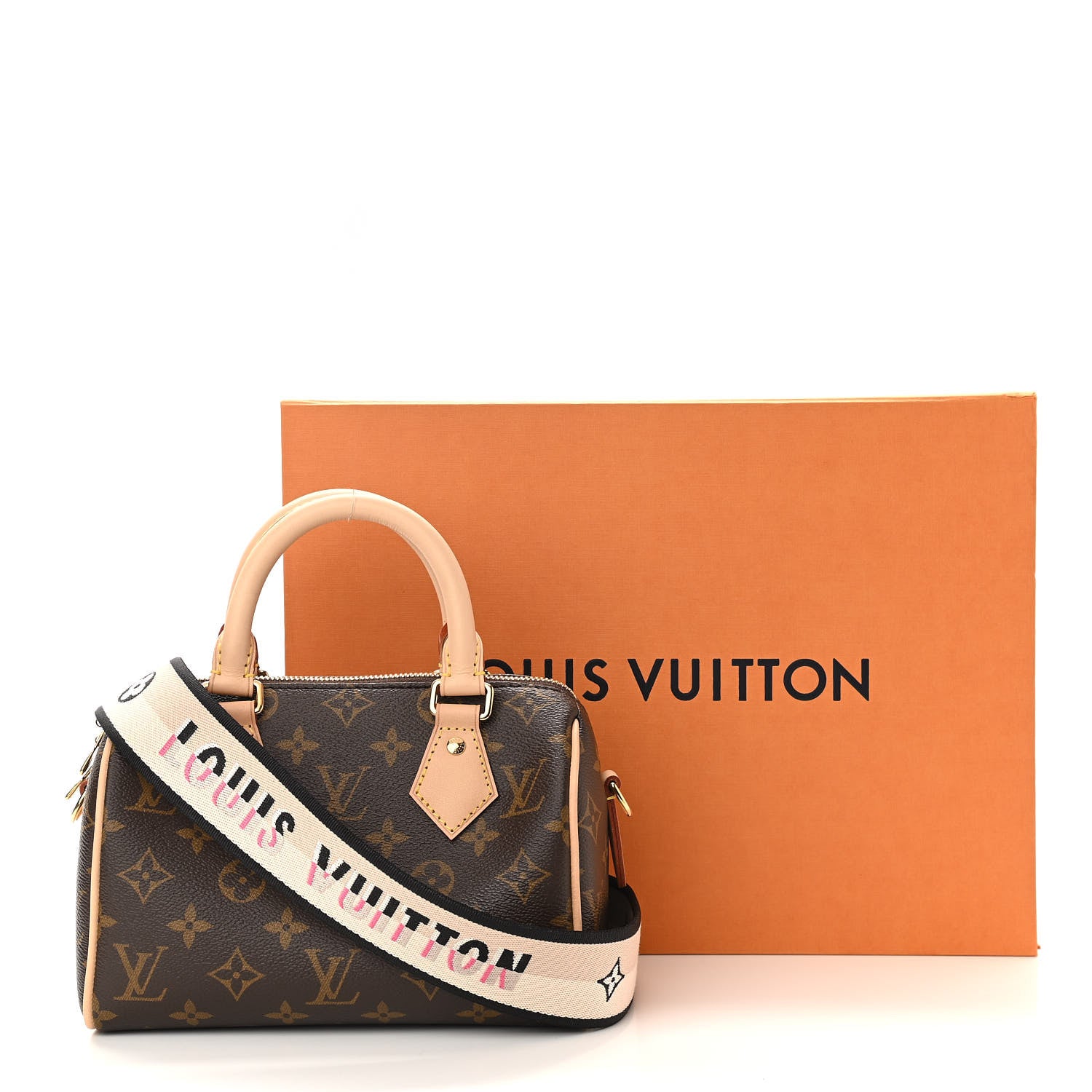 Louis Vuitton Monogram Speedy Bandouliere 20 Black 10 of 10