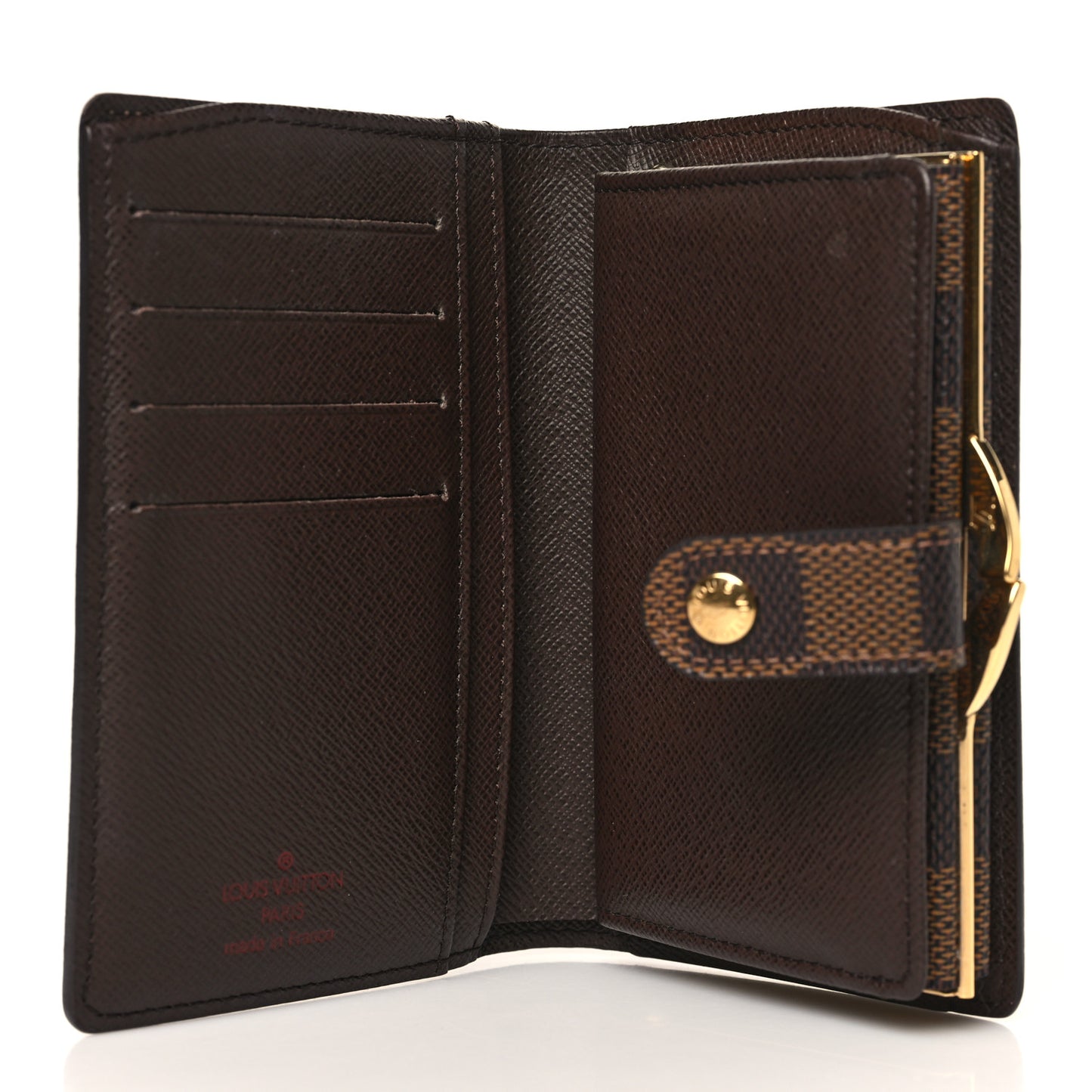 Damier Ebene French Purse Wallet
