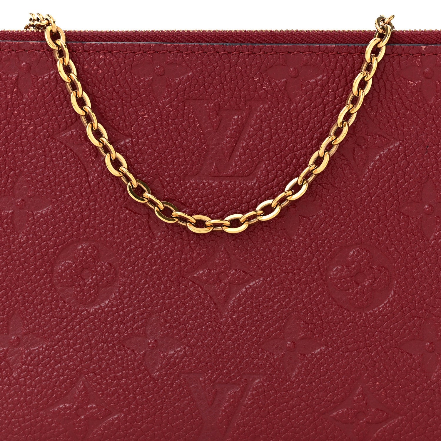 Louis Vuitton Empreinte Double Zip Pochette Cherry Berry 8 of 12