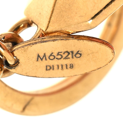 Louis Vuitton LV Facettes Bag Charm Key Holder Gold 4 of 4