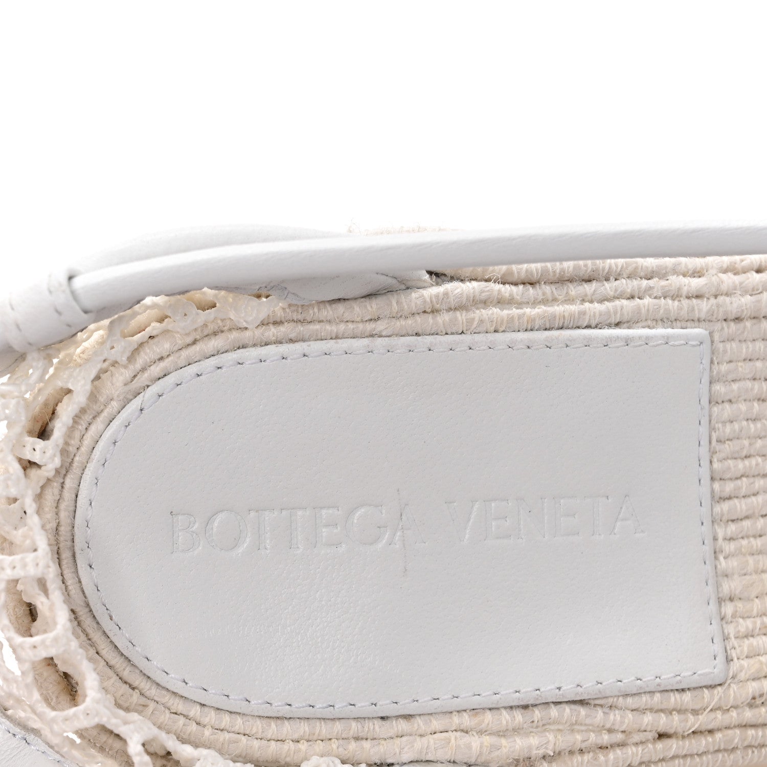 Bottega Veneta Mesh Lambskin Sporty Web Stretch Ankle Tie Espadrilles 37 Optic White 8 of 9