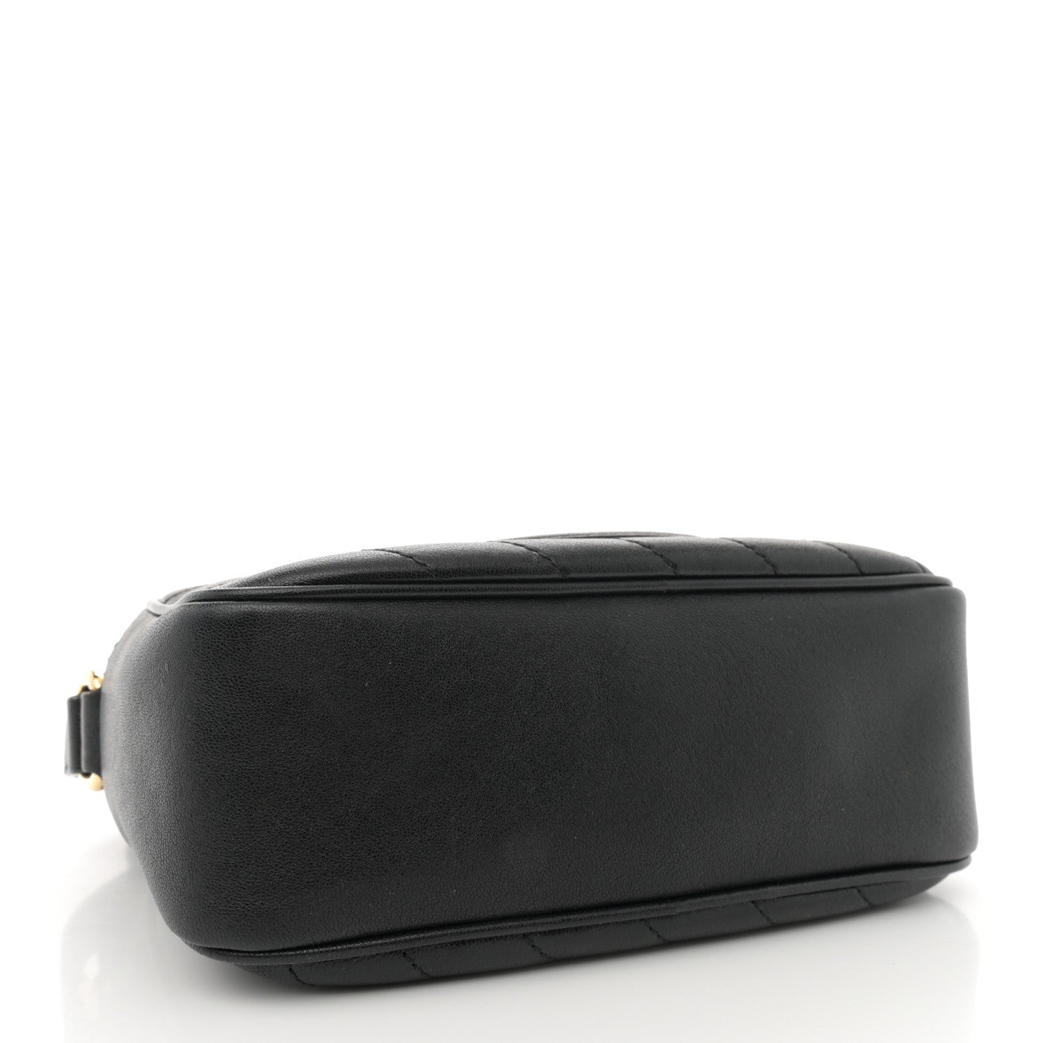 Gucci Sakai Be Green Calfskin Diagonal Stitched Small Blondie Shoulder Bag Black 4 of 10