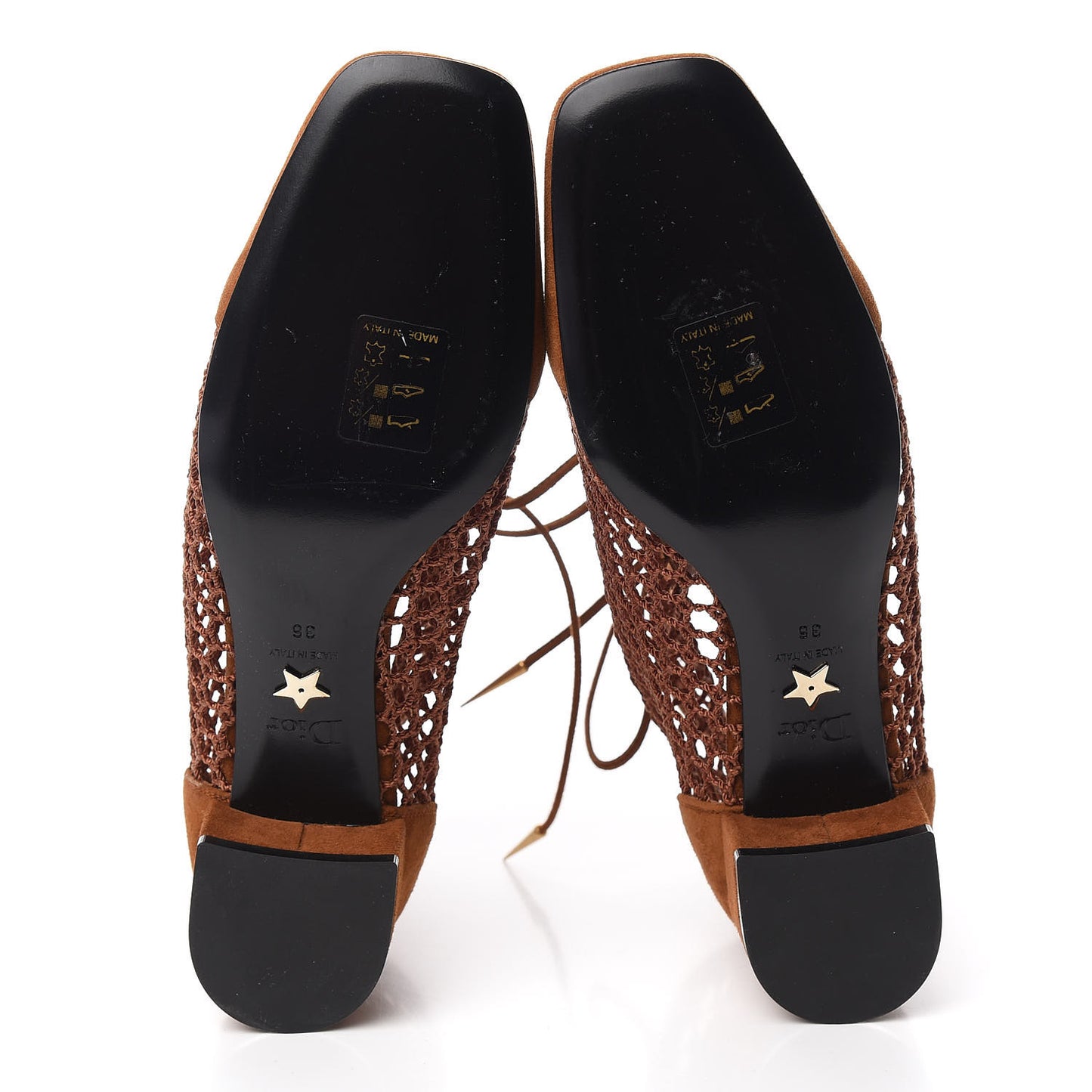 Suede Resille Naughtily-D 30mm Ankle Boots 36 Golden Brown