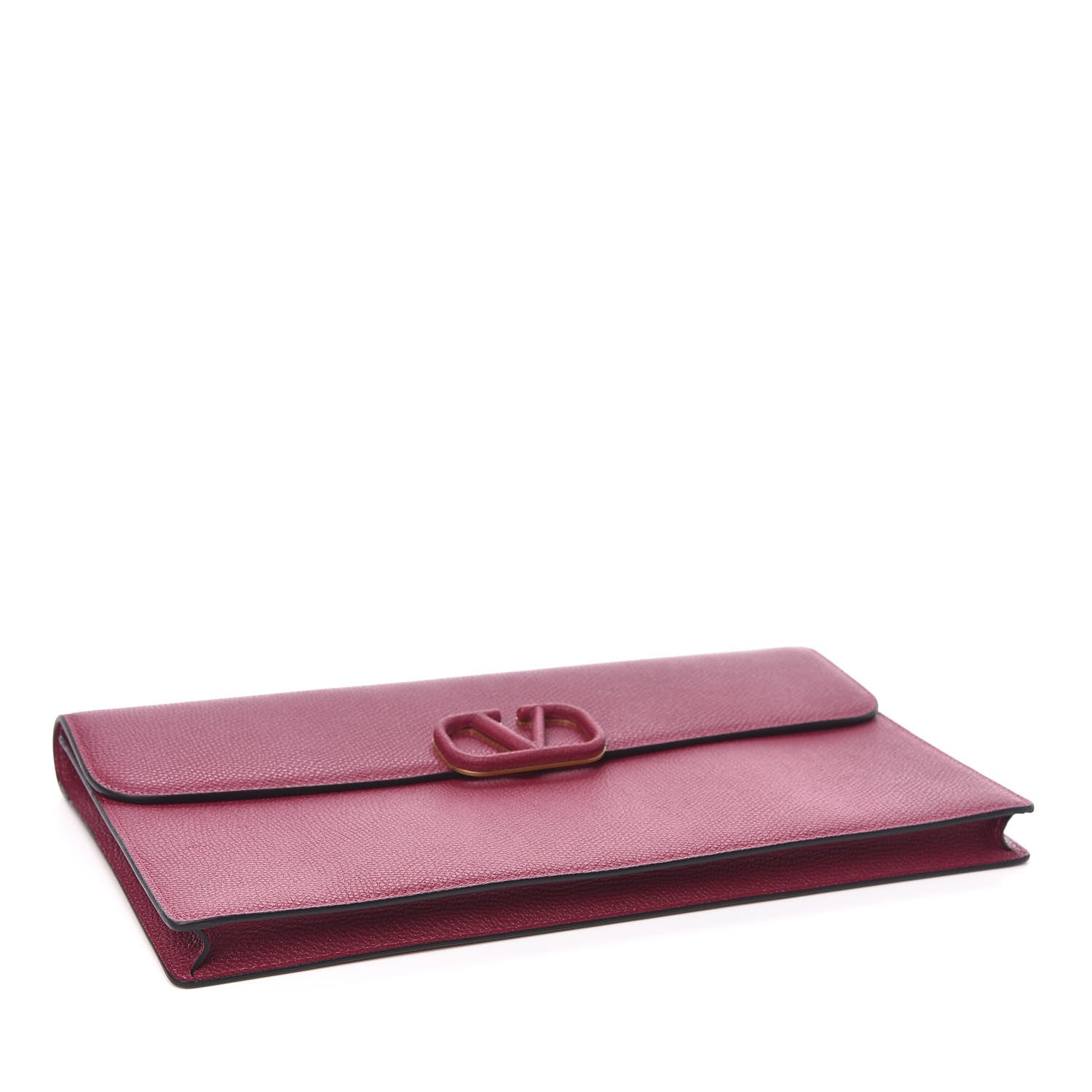 Valentino Garavani Grainy Calfskin VSling Pouch Raspberry 4 of 7