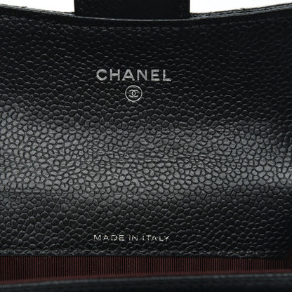 Chanel Caviar Quilted Flap Card Holder Black 6 of 7