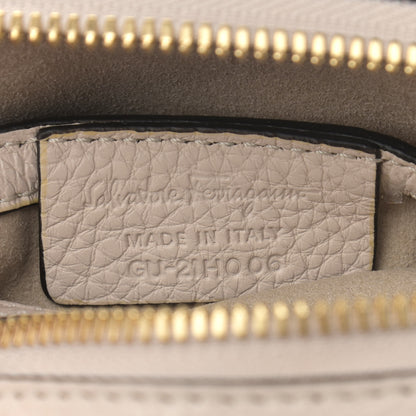 Salvatore Ferragamo Calfskin City Goncho Crossbody Camera Bag Ivory 7 of 12