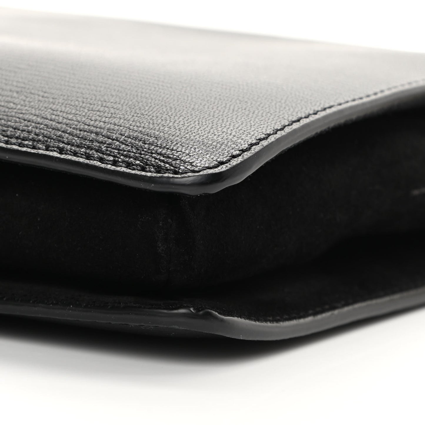 Goatskin Suede Cross 3 Crossbody Bag Black
