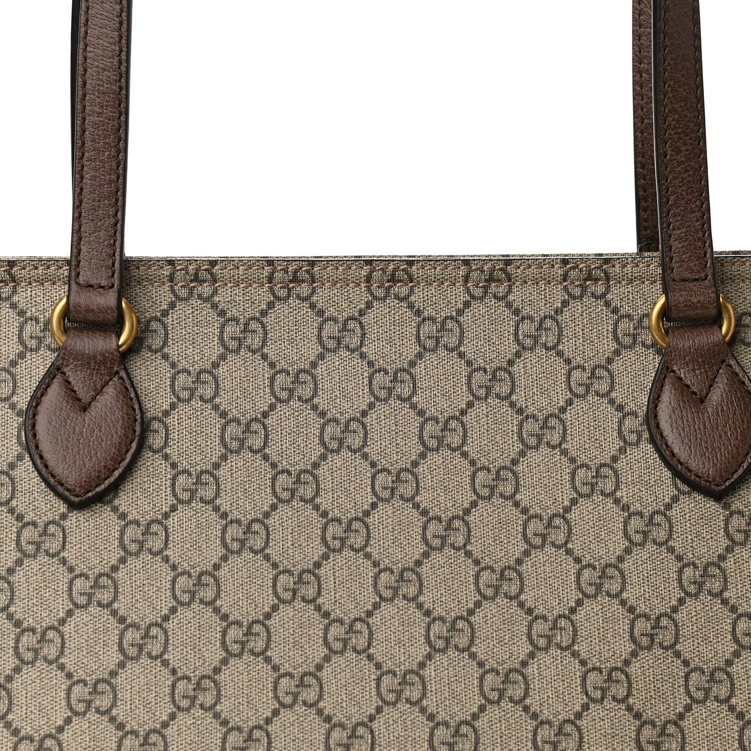 Gucci GG Supreme Monogram Medium Ophidia Shopping Tote Ebony 9 of 11