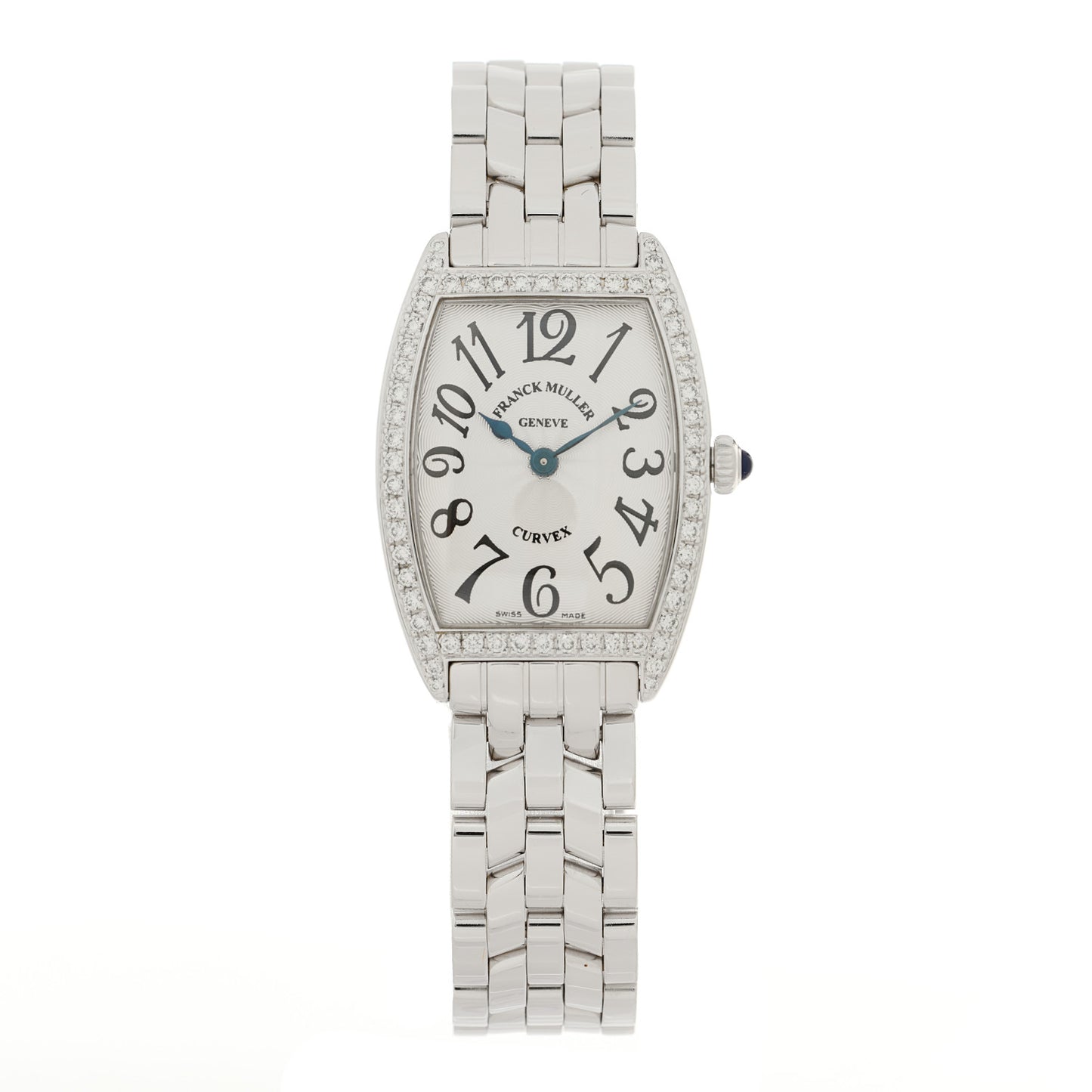 Stainless Steel Diamond Bezel 25mm Cintree Curvex Quartz Watch 1752QZDP
