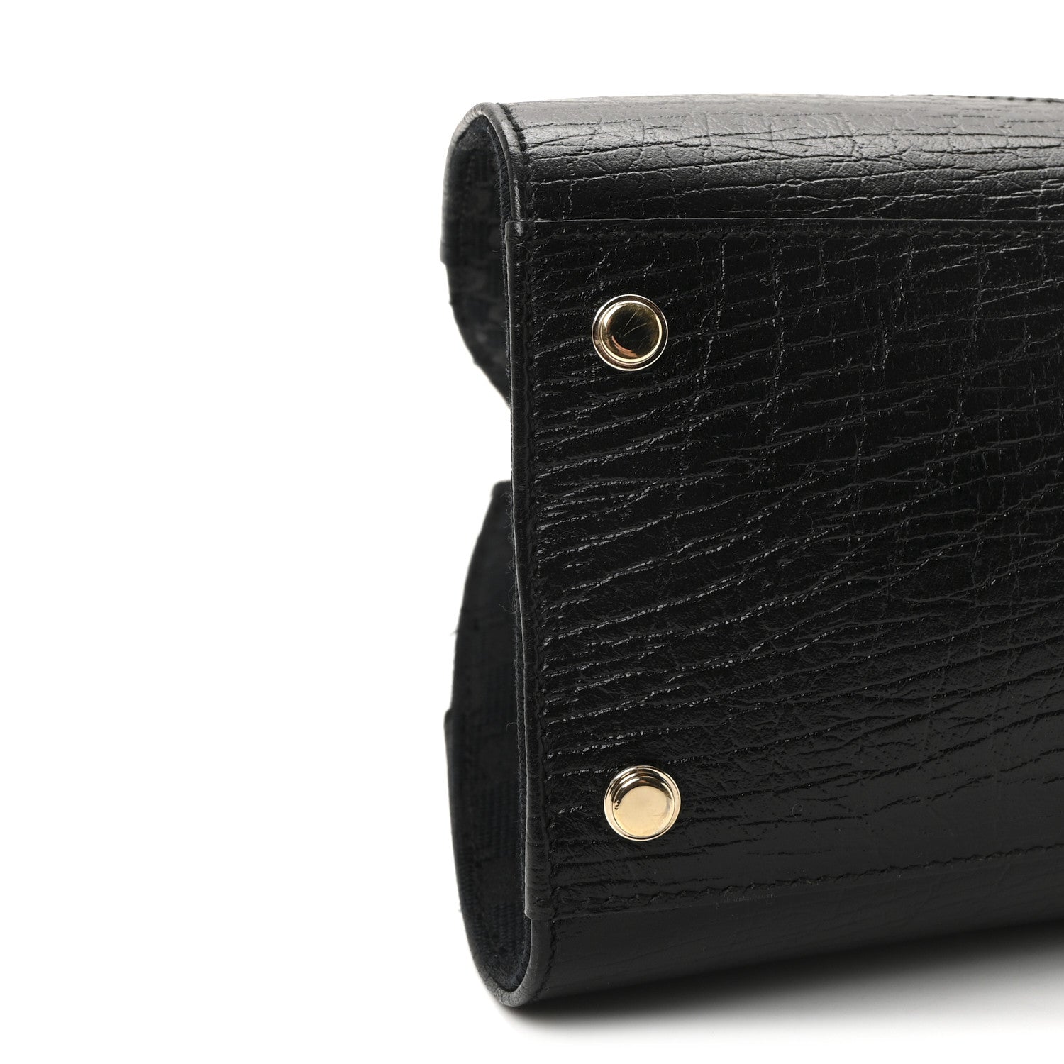 Gucci Monogram Web Junco Shoulder Bag Black 9 of 10