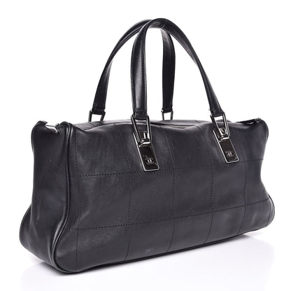 Chanel Calfskin Square Stitched Tote Black 3 of 8