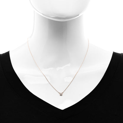 Tiffany 18K Rose Gold Diamond .12ct Elsa Peretti Diamonds by the Yard Pendant Necklace 2 of 6
