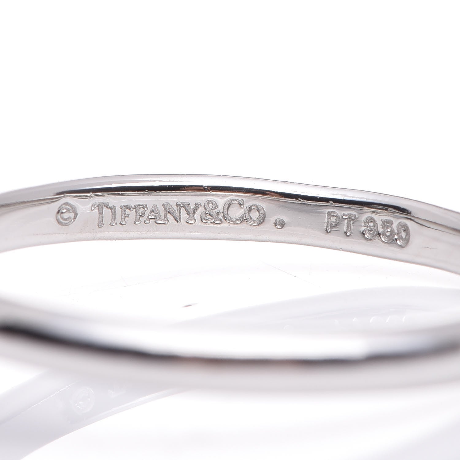 Tiffany Platinum Diamond Lace Ring 53 6.25 5 of 6