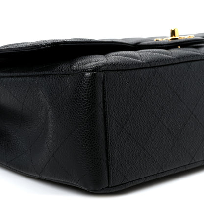 Chanel Caviar Quilted Maxi Double Flap Black 9 of 10