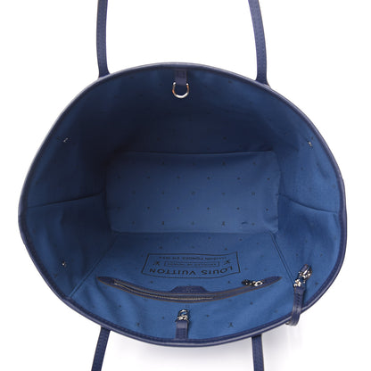 Louis Vuitton Monogram Escale Neverfull MM Blue 6 of 12