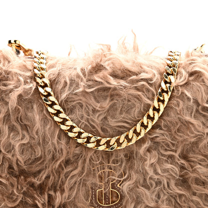 Burberry Mohair TB Lola Bag Camel 7 of 9