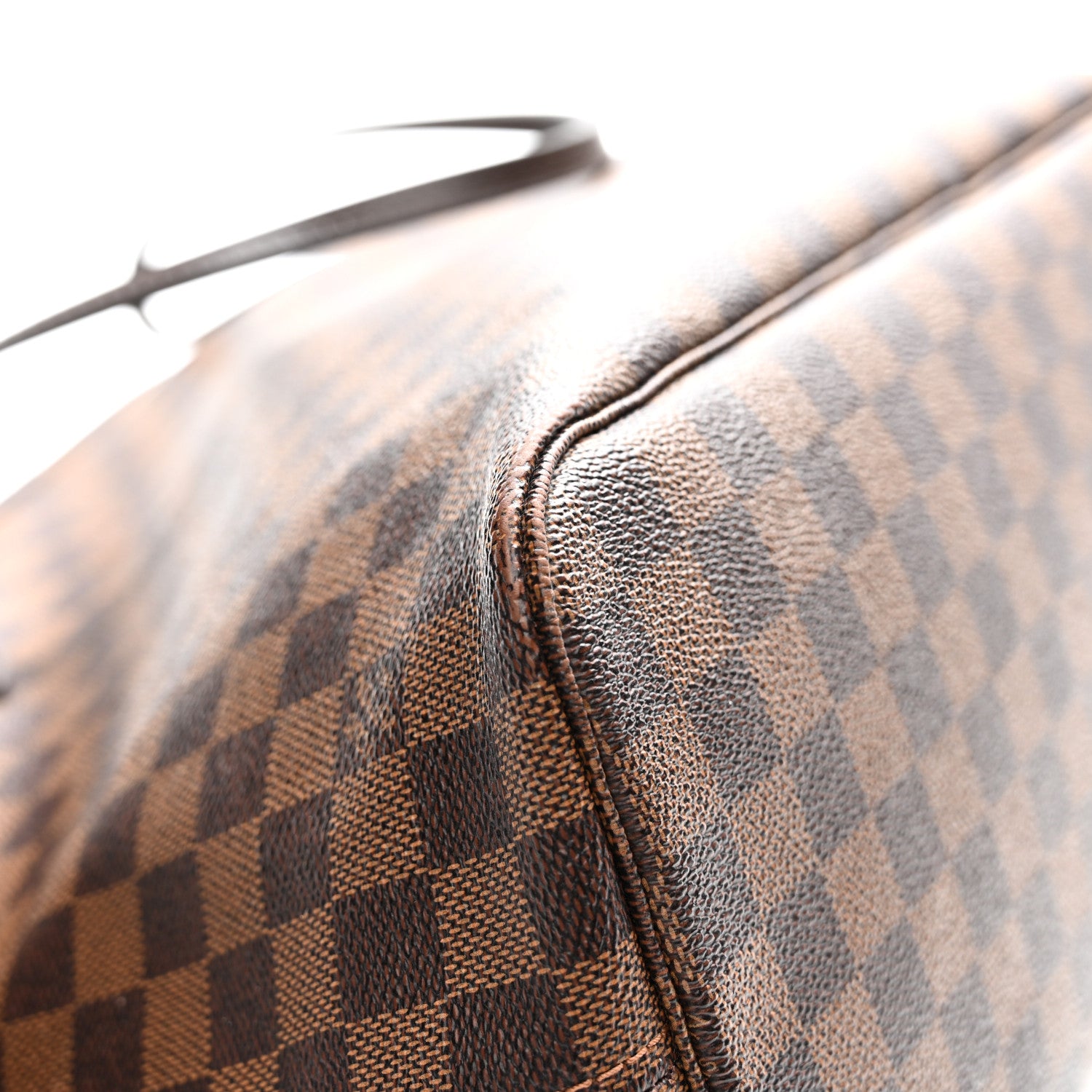 Louis Vuitton Damier Ebene Neo Neverfull MM Rose Ballerine 16 of 17