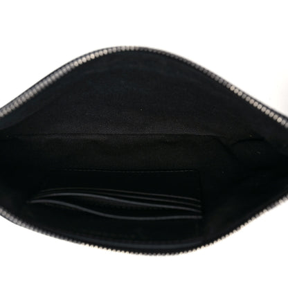 Burberry Mega Check Peyton Crossbody Clutch Bag Black 5 of 10