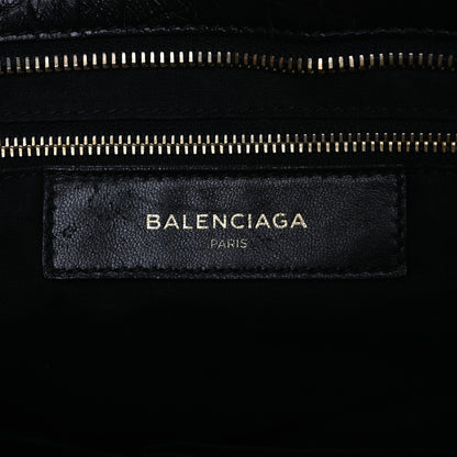 Balenciaga Calfskin Crocodile Embossed Giant 12 Gold Hardware City Black 7 of 13
