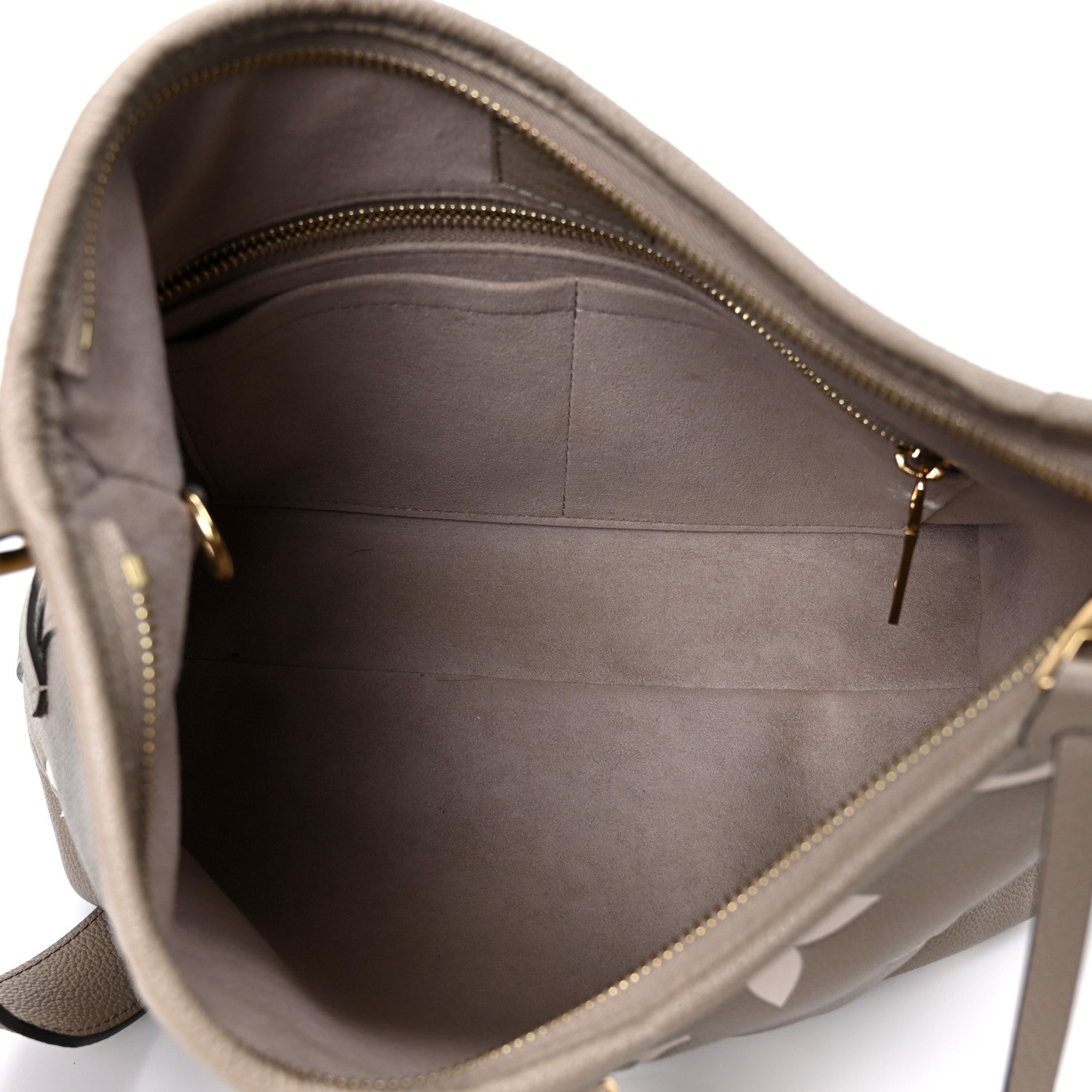 Louis Vuitton Empreinte Monogram Giant CarryAll PM Tourterelle Creme 5 of 11