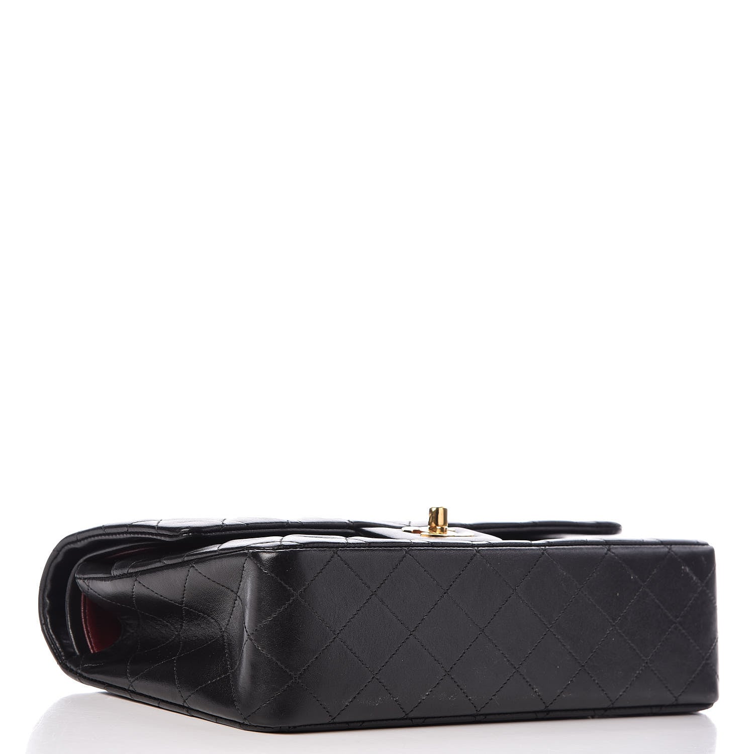 Chanel Lambskin Quilted Medium Double Flap Black 4 of 11