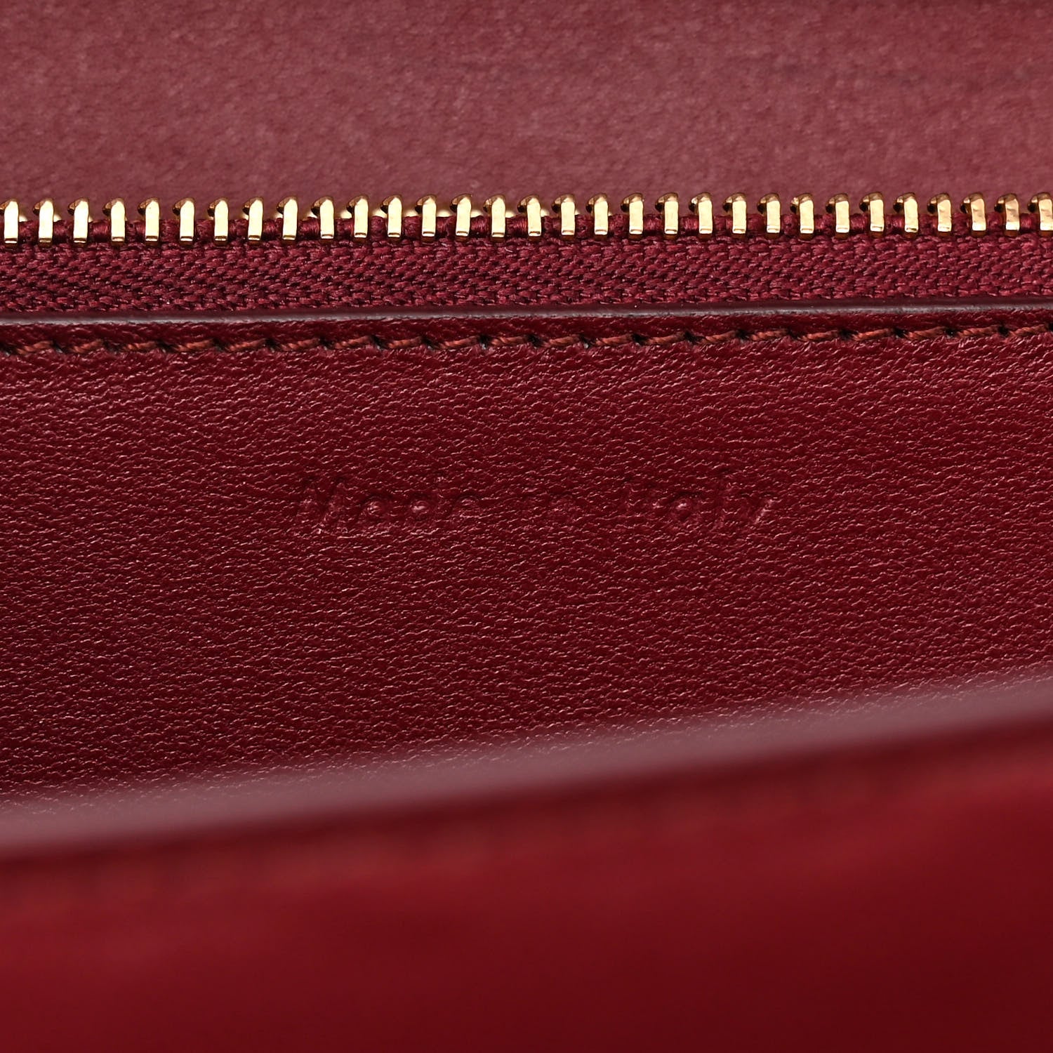 Celine Box Calfskin Medium Classic Box Flap Bag Burgundy 7 of 14