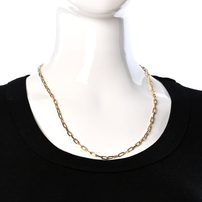 Cartier 18K Yellow Gold SM Santos De Cartier Link Necklace 22" 2 of 5