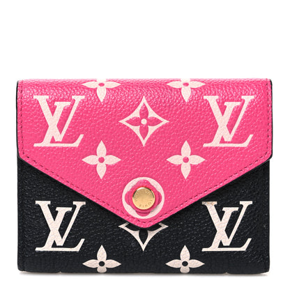 Louis Vuitton Empreinte Monogram Spring In The City Victorine Wallet Black White Pink 1 of 6