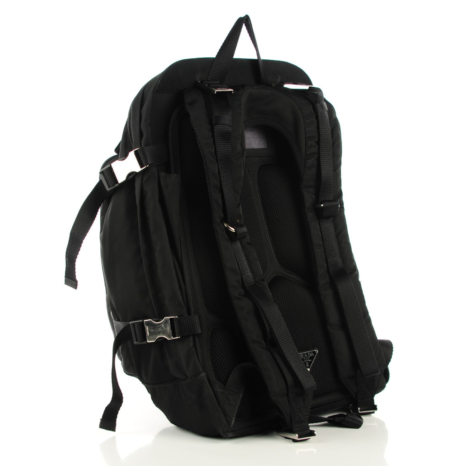 Prada Tessuto Nylon Backpack Nero Black 6 of 12