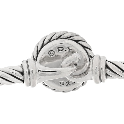 David Yurman Sterling Silver Blue Topaz 3mm Chatelaine Bracelet 3 of 3