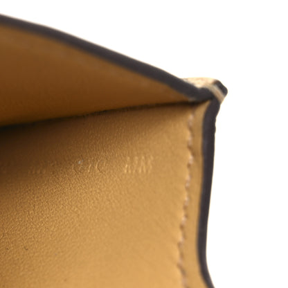 Hermes Metallic Chevre Chamkilight Iliade Card Holder Golden 7 of 10