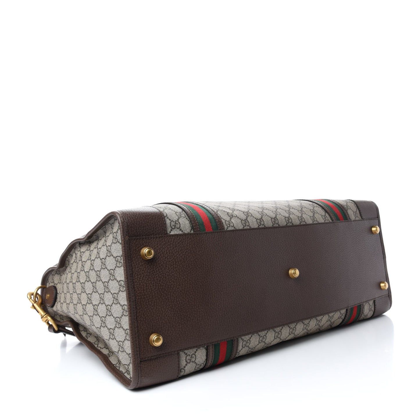 Soft GG Supreme Monogram Web Neo Vintage Duffle Bag Beige New Acero Crop