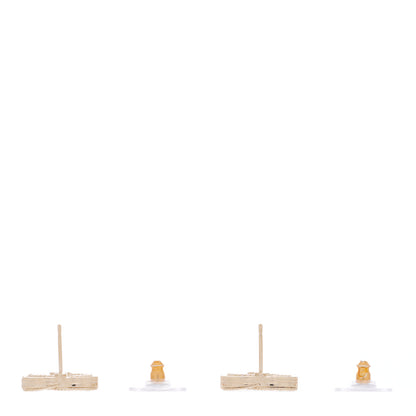 Chanel Pearl CC Earrings Gold 3 of 4