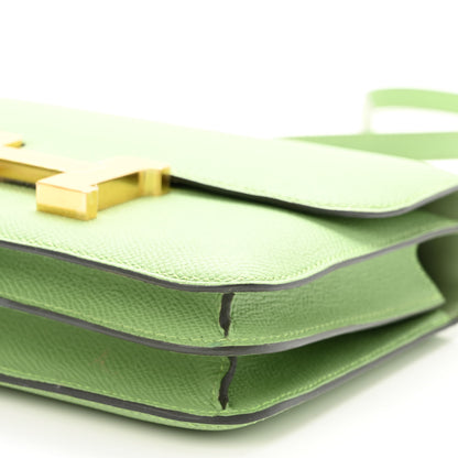 Hermes Epsom Constance 18 Vert Criquet 10 of 10