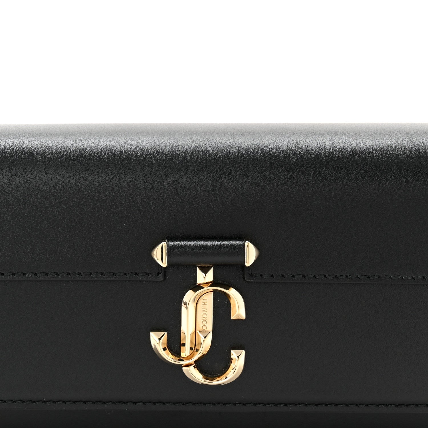 Jimmy Choo Calfskin Mini Avenue Shoulder Bag Black 7 of 9
