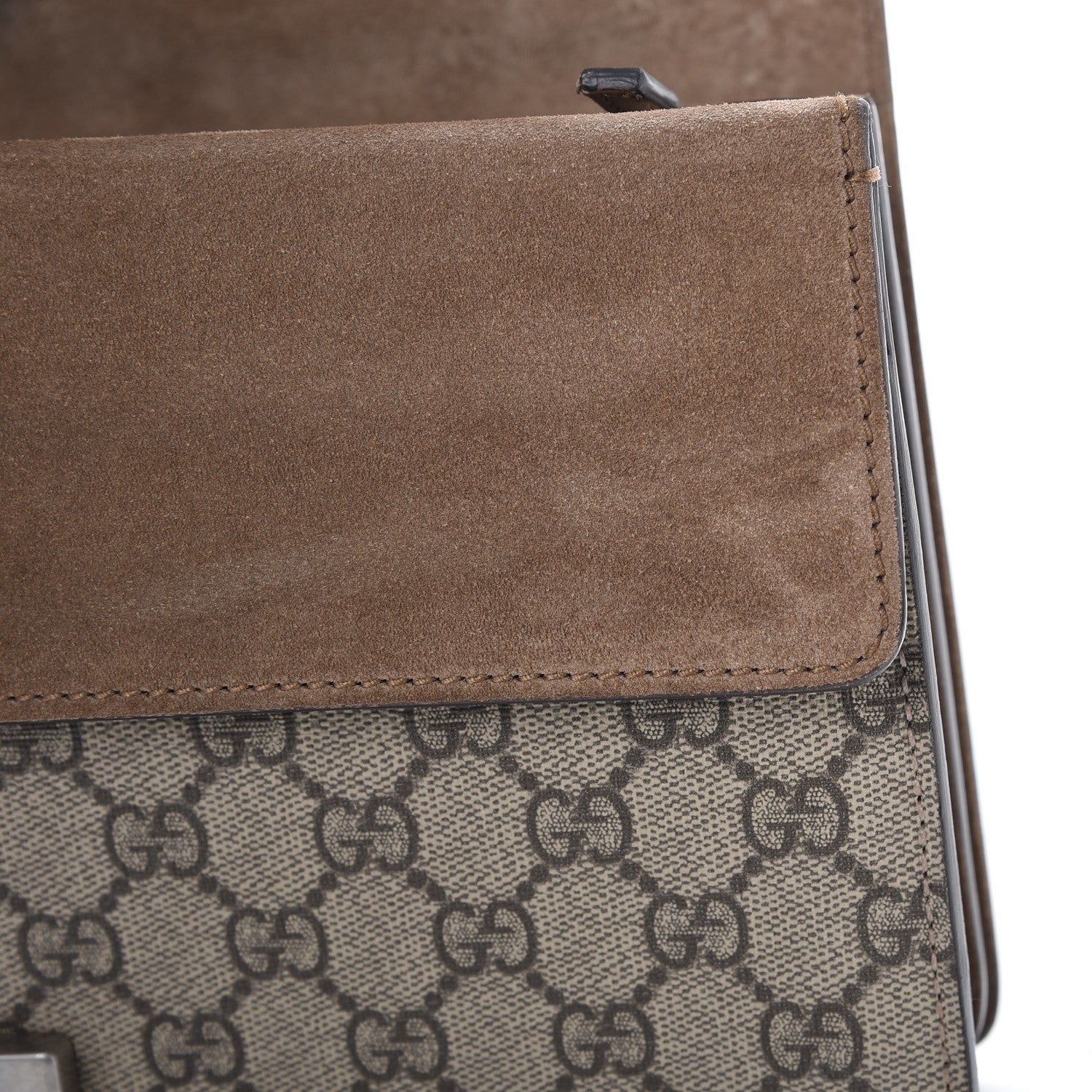 Gucci GG Supreme Monogram Small Dionysus Shoulder Bag Taupe 10 of 11