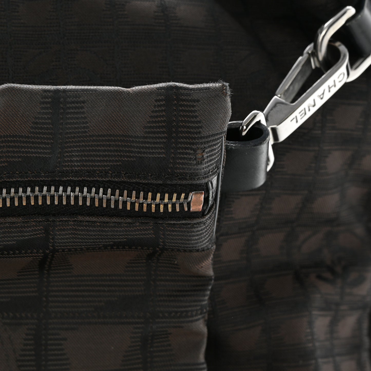 Nylon Travel Convertible Tote Black