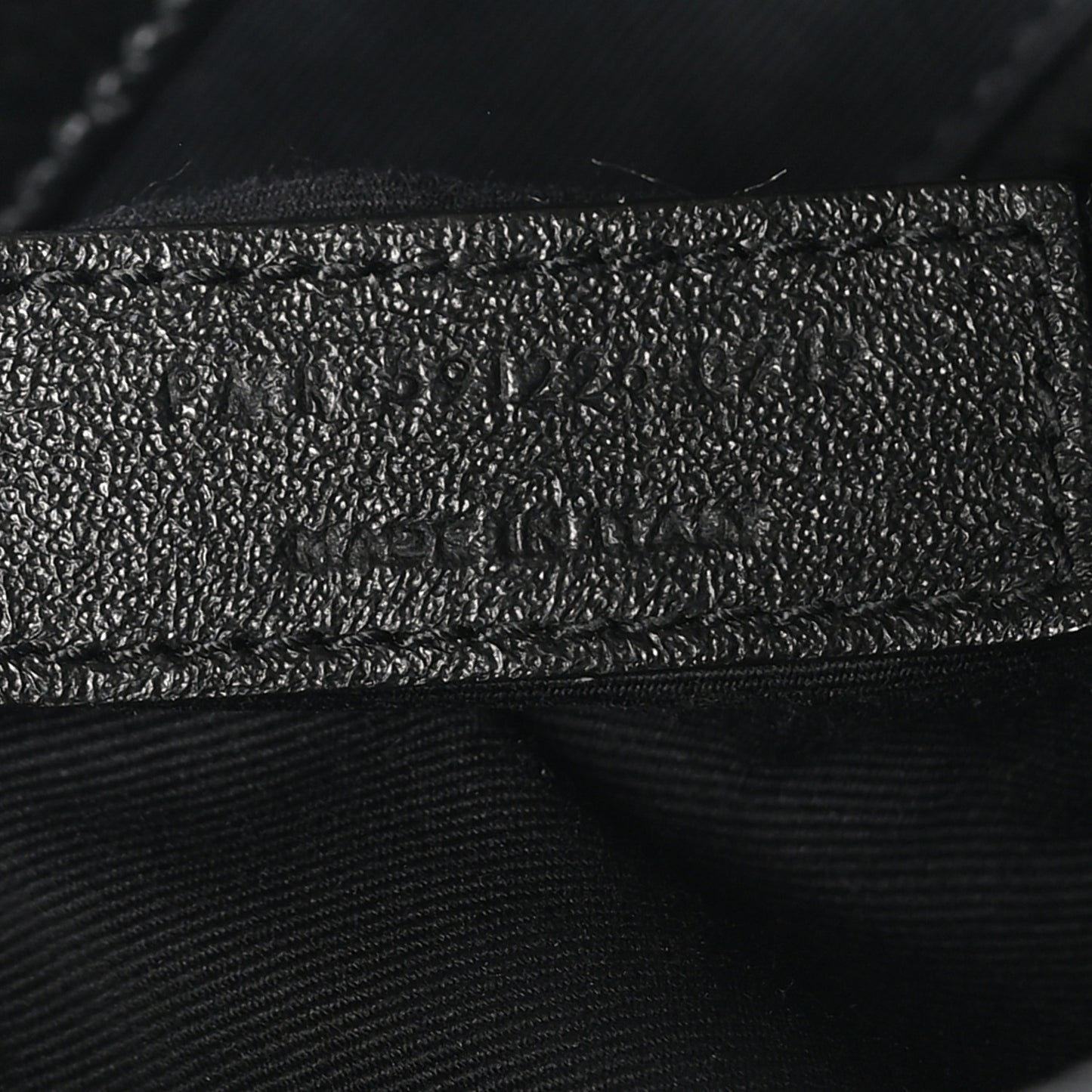 Calfskin Crocodile Embossed Monogram Medium Niki Shopping Bag Black