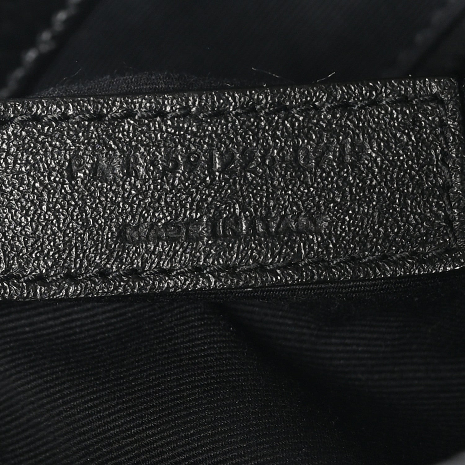 Saint Laurent Calfskin Crocodile Embossed Monogram Medium Niki Shopping Bag Black 7 of 10