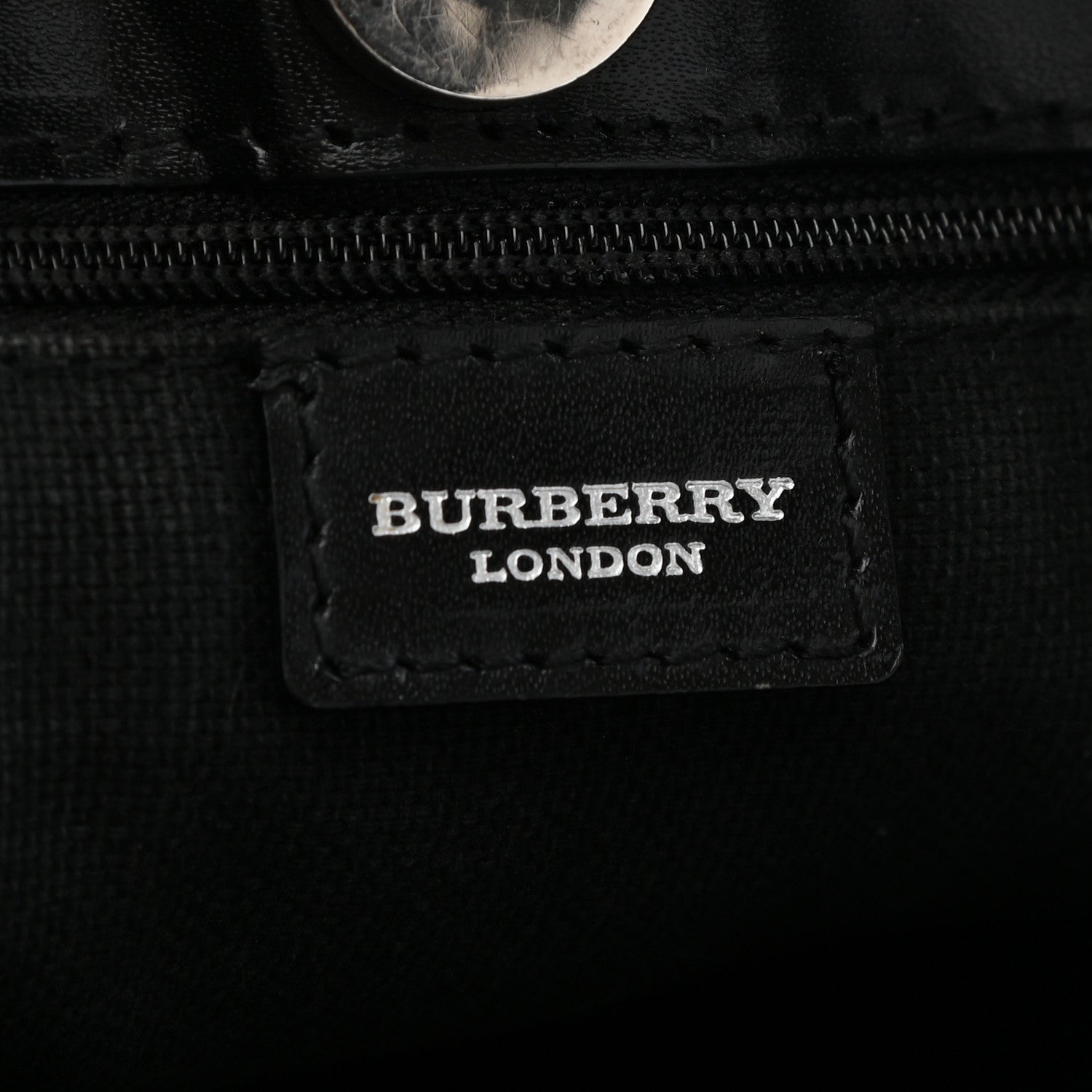 Burberry Prorsum House Check Shoulder Bag Black 5 of 9