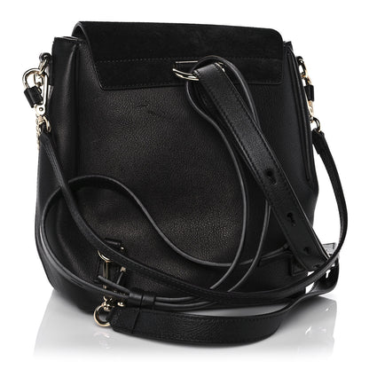 Chloe Suede Calfskin Faye Backpack Black 3 of 10