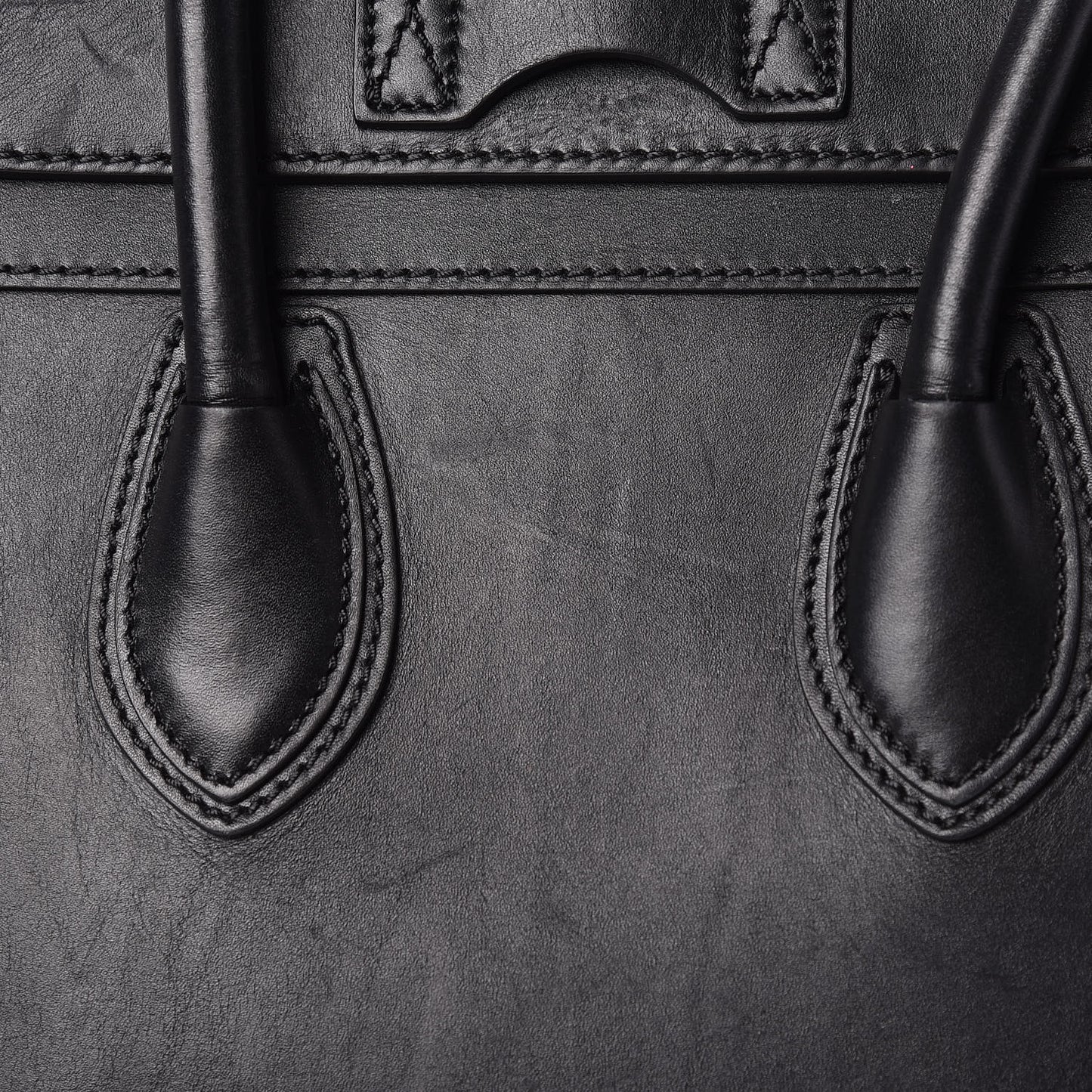 Smooth Calfskin Mini Luggage Black
