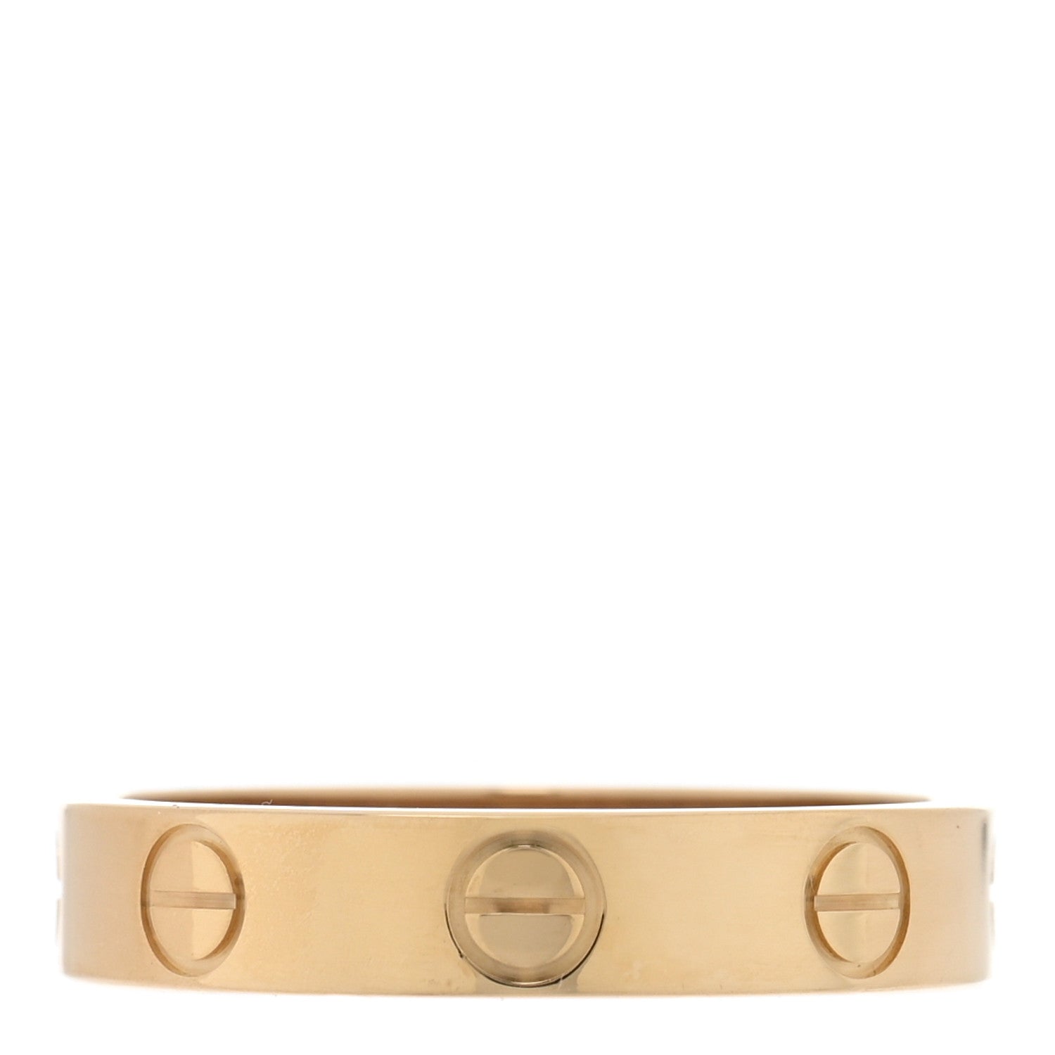 Cartier 18K Yellow Gold 3.5mm LOVE Wedding Band Ring 50 5.25 3 of 5
