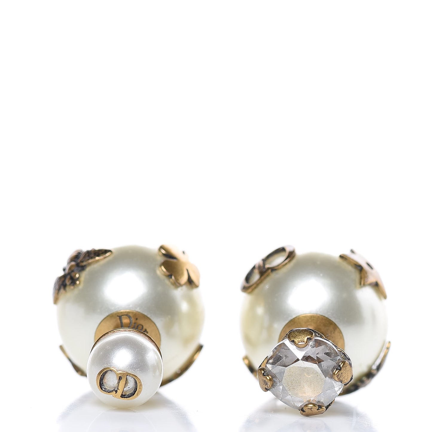 Mise En Dior Tribal Crystal Charm Earrings