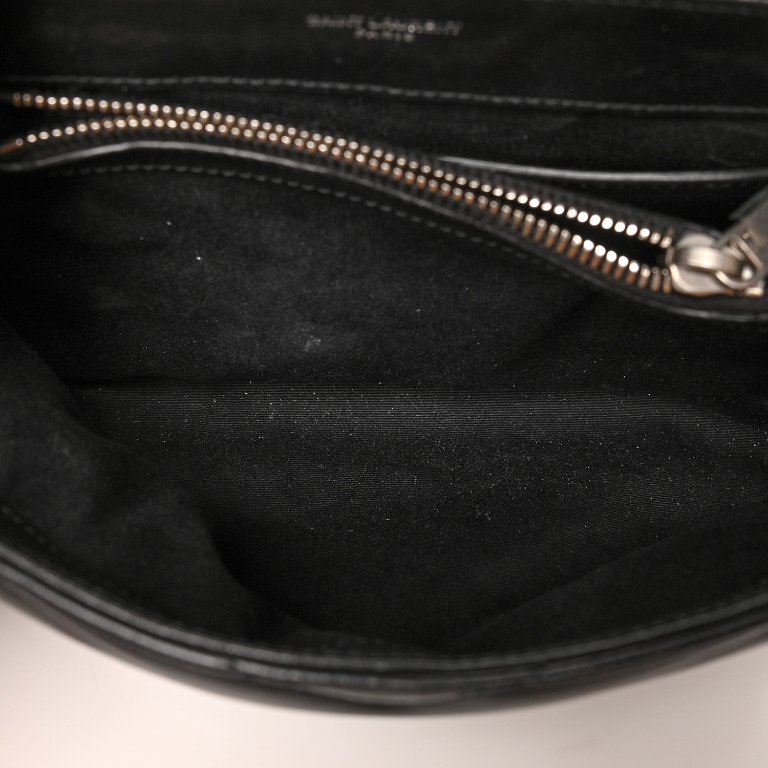 Saint Laurent Calfskin Y Quilted Monogram Small Loulou Chain Satchel Black 5 of 11