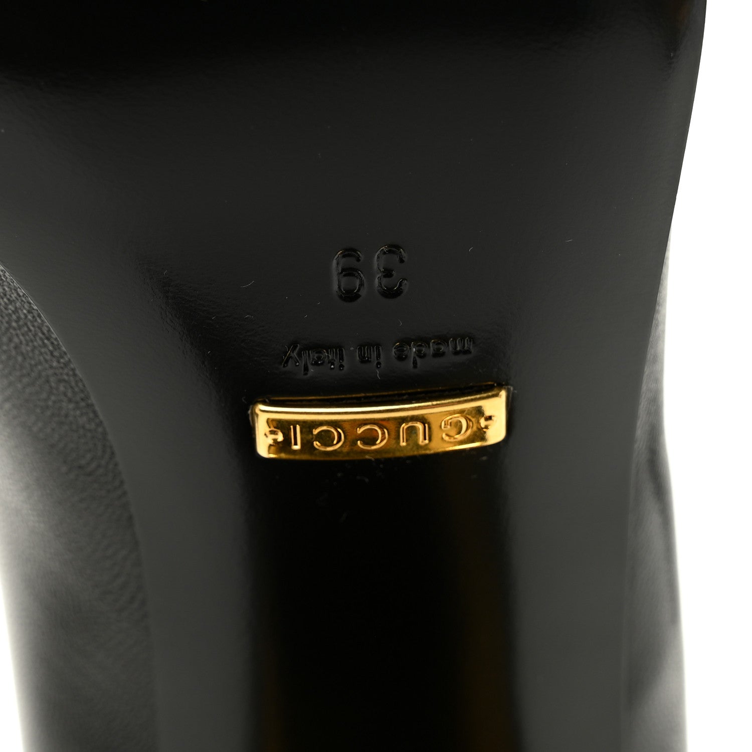 Gucci Malaga Kid Horsebit 75mm Pumps 39 Black 7 of 10