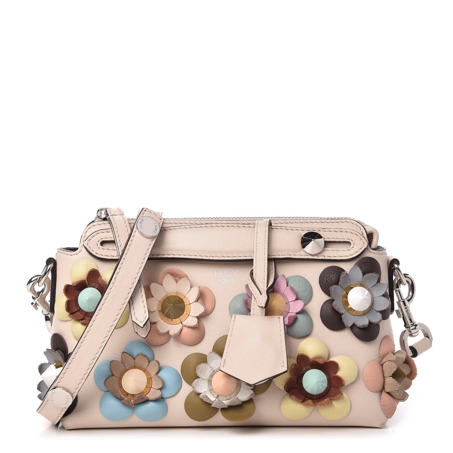 Vitello Dolce Flowerland Studded Mini By The Way Boston Bag Camelia Multicolor