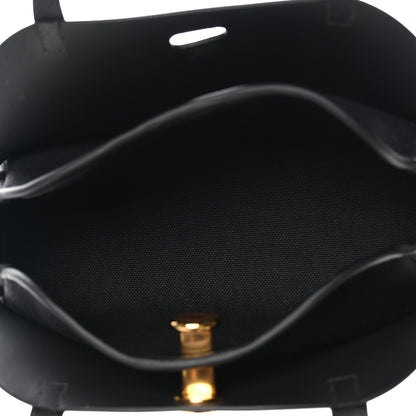 Hermes Vache Hunter Toile Militaire Swift Tablier Sellier Black 5 of 11