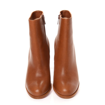 Christian Louboutin Calfskin Adox 85 Ankle Boots 39.5 Caramel 5 of 10